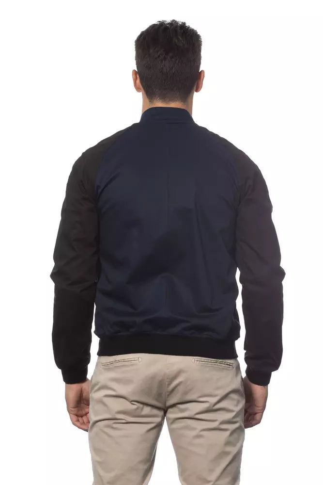 Bomber da uomo Verri Blue in cotone