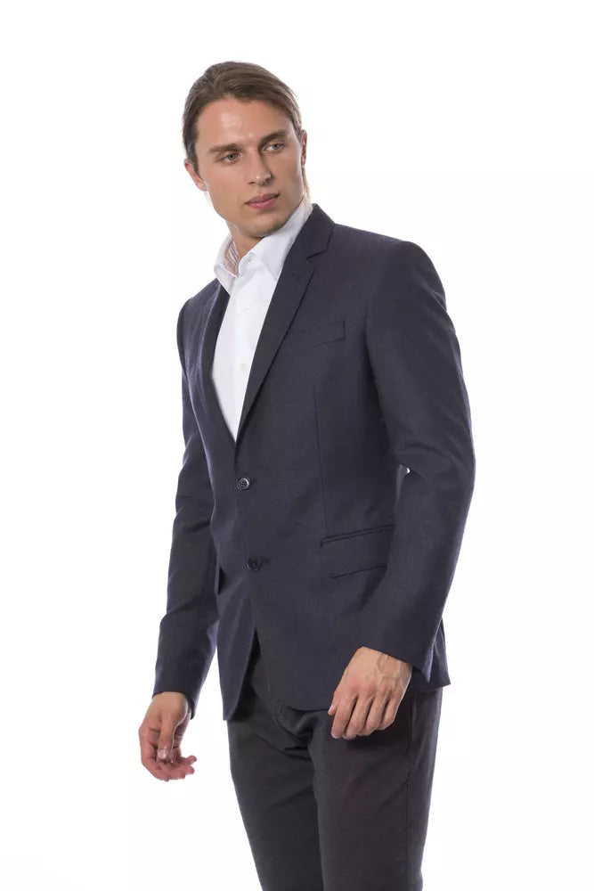 Blazer homme en laine bleu Verri