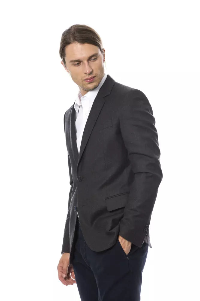 Blazer homme en laine grise Verri