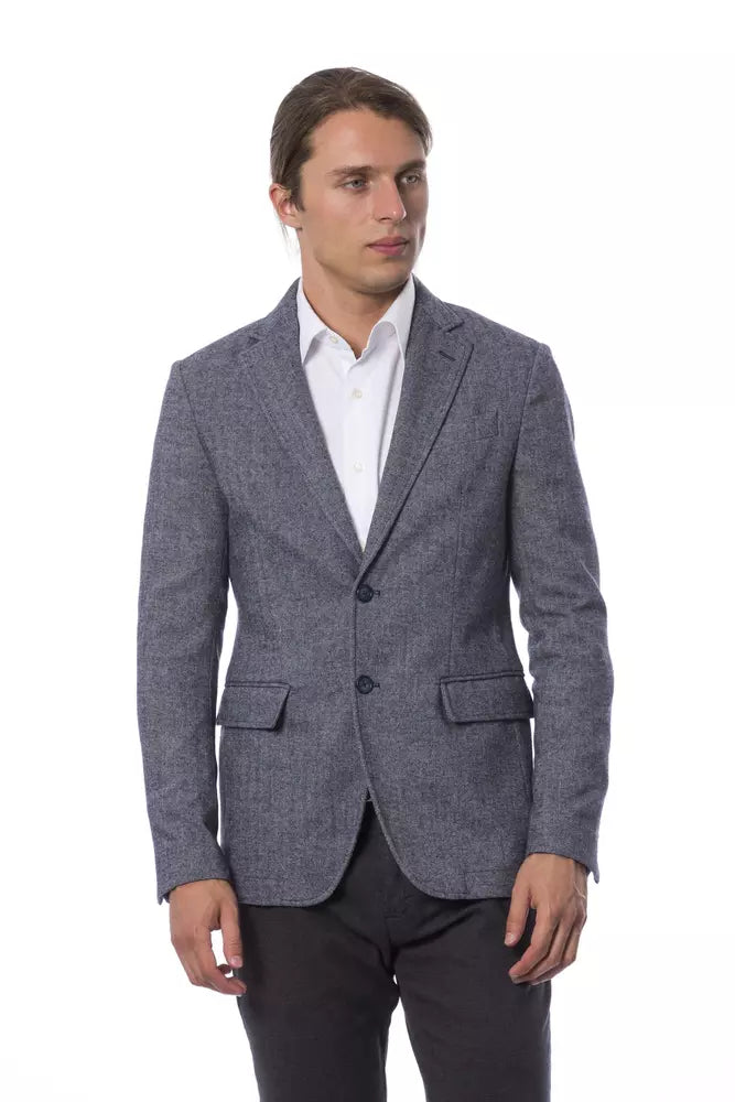 Blazer en polyester bleu Verri