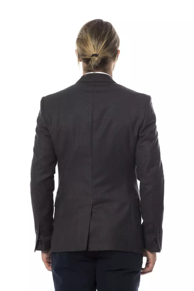 Blazer homme en laine grise Verri