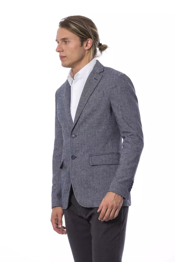 Blazer en polyester bleu Verri