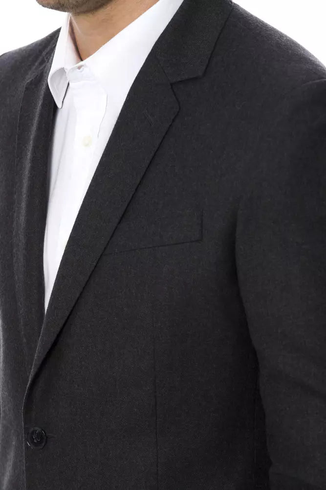 Blazer homme en laine grise Verri