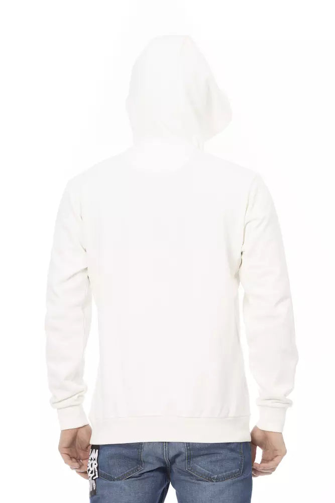 Pull en coton blanc pour homme Automobili Lamborghini
