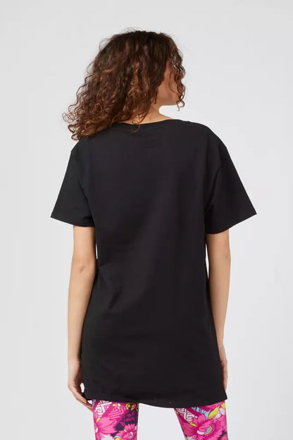 Maglietta da donna in cotone nero Custo Barcelona
