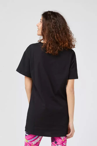 Maglietta da donna in cotone blu Custo Barcelona