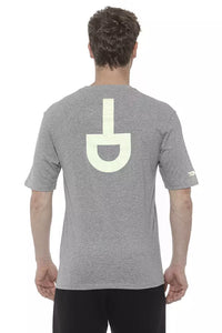 Maglietta da uomo in cotone grigio Tond