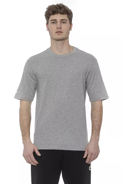 Maglietta da uomo in cotone grigio Tond