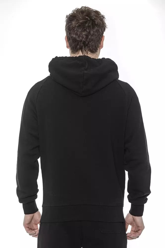 Maglione da uomo in cotone nero Tond