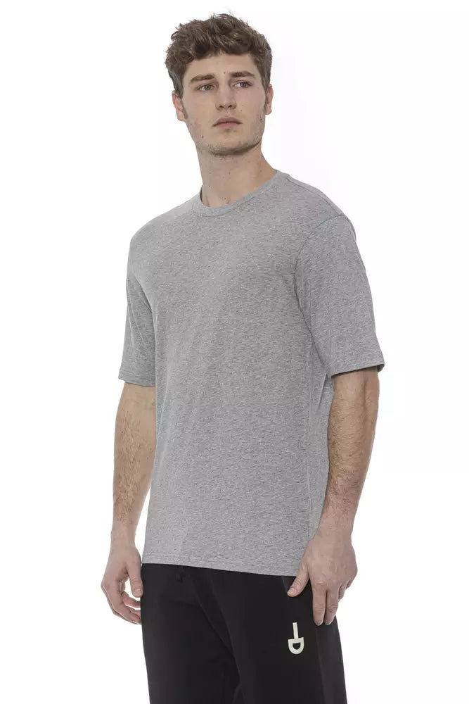 Maglietta da uomo in cotone grigio Tond