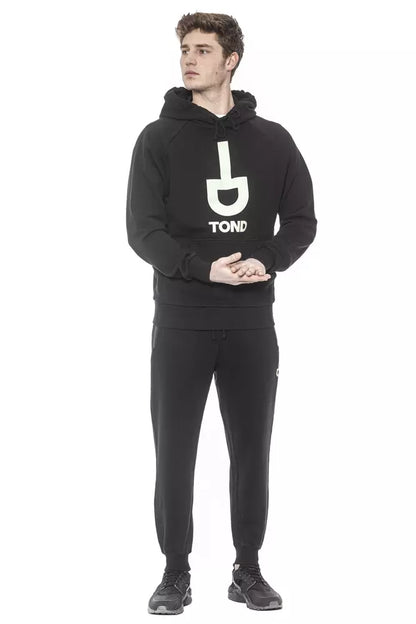 Maglione da uomo in cotone nero Tond