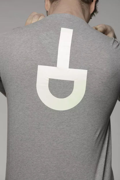 Maglietta da uomo in cotone grigio Tond