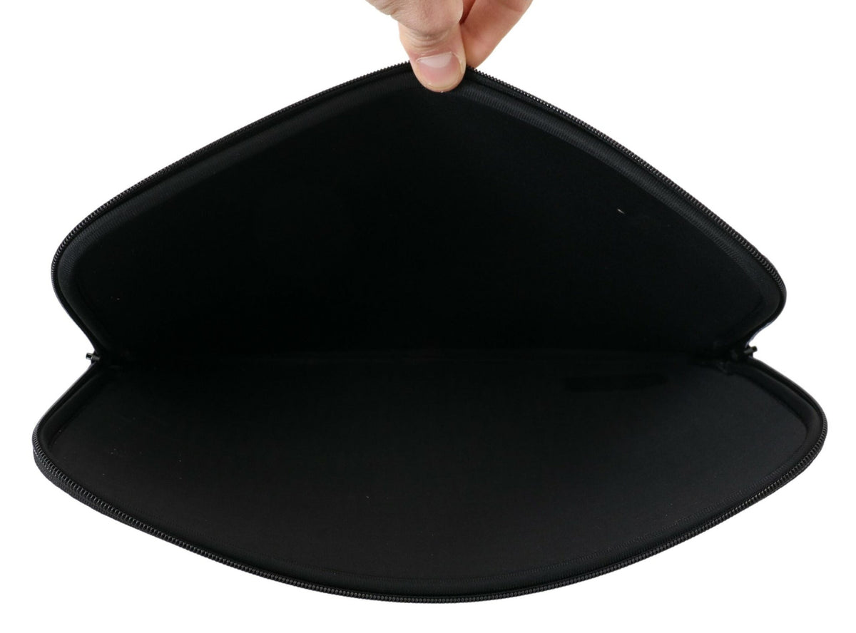 Pochette rembourrée noire Gant avec fermeture éclair et étui