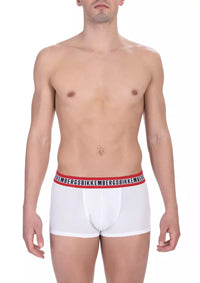 Lot de 2 boxers en coton blanc pour homme Bikkembergs