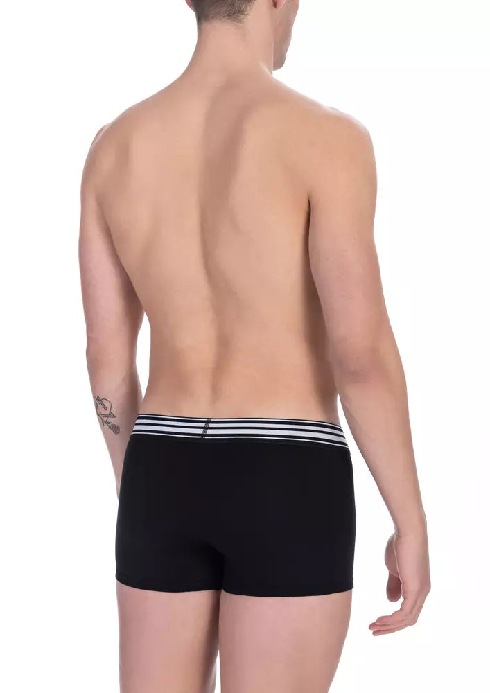 Bikkembergs - Boxer da uomo in cotone nero
