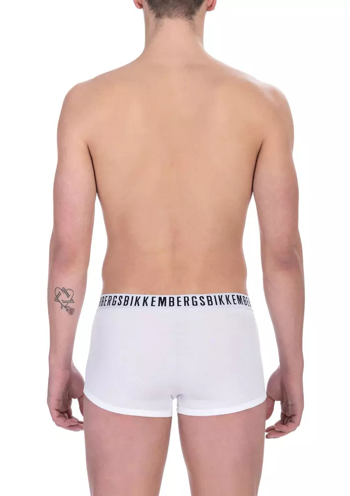 Boxer homme Bikkembergs en coton blanc