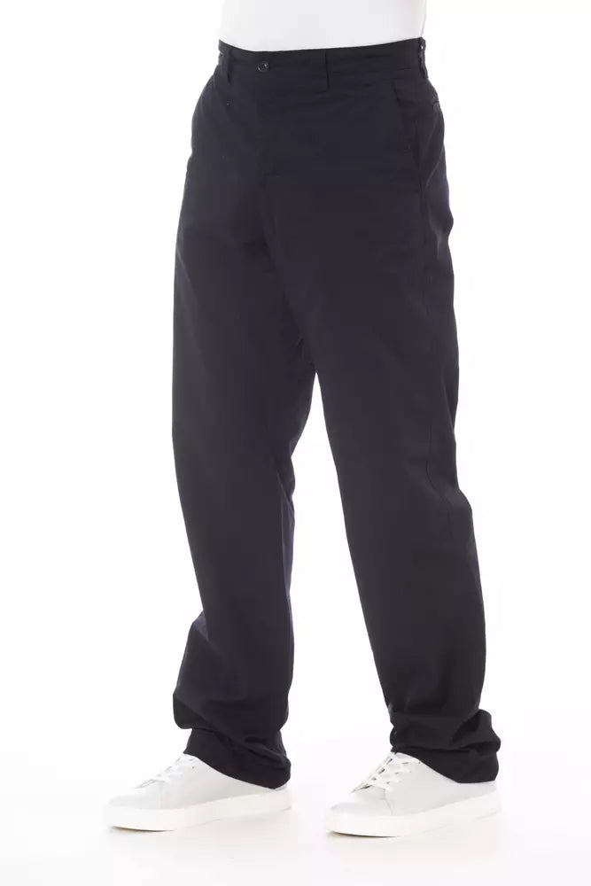 Pantaloni da uomo Alpha Studio in cotone blu