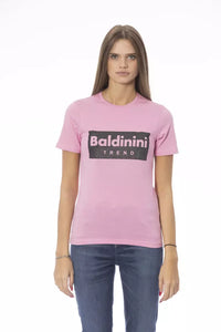 T-shirt Baldinini Trend multicolore en coton pour femme