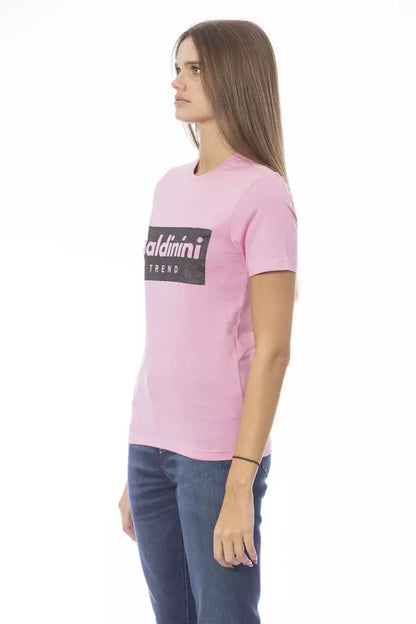 T-shirt Baldinini Trend multicolore en coton pour femme