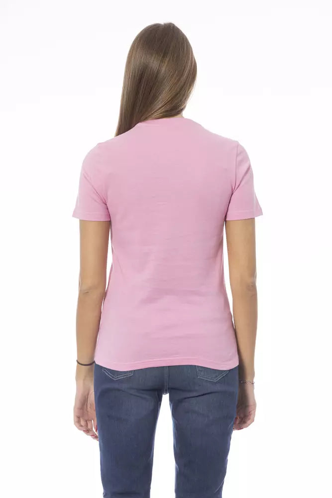 T-shirt Baldinini Trend multicolore en coton pour femme