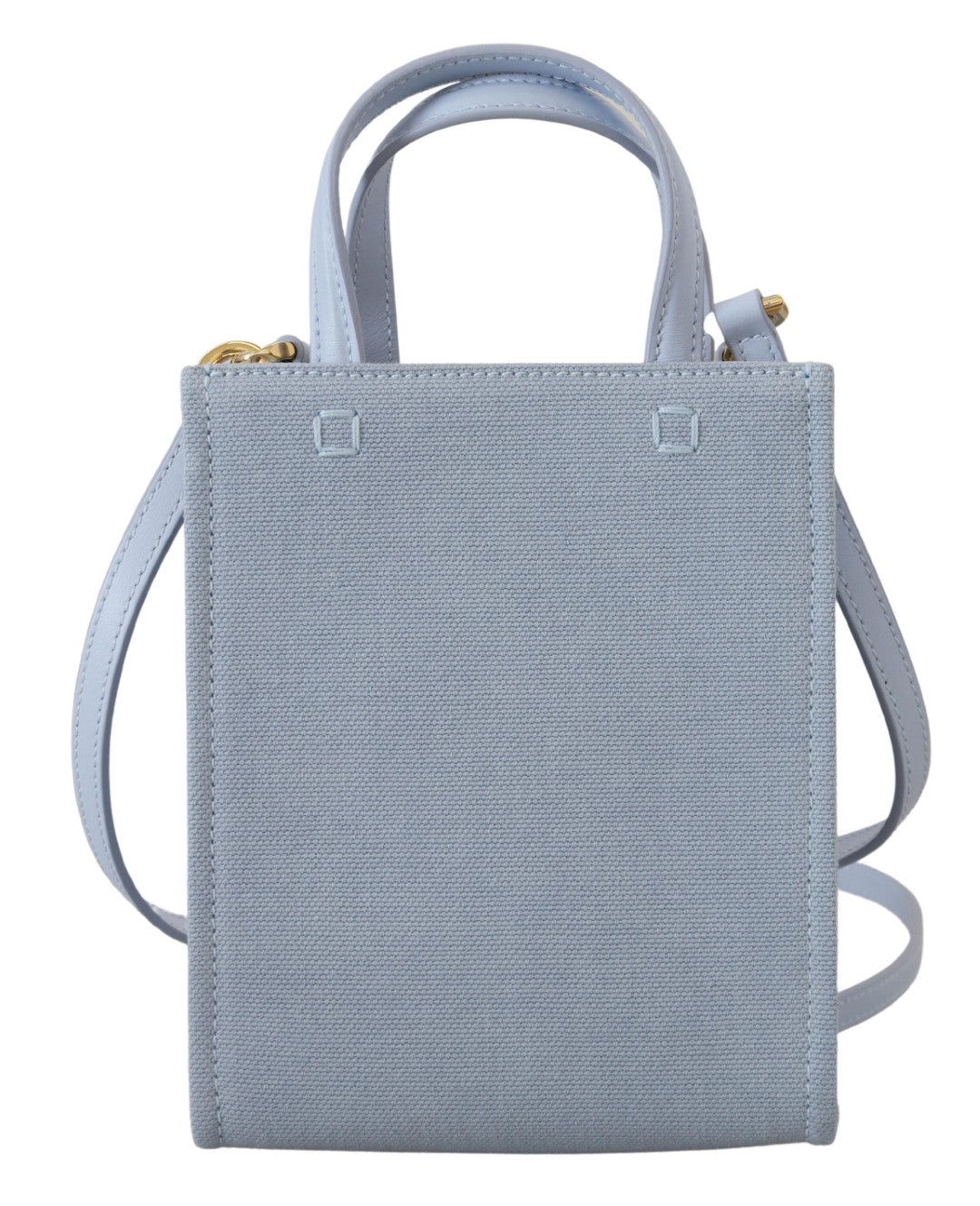 Borsa a tracolla Givenchy Mini Vertical Cloud in tela spalmata blu