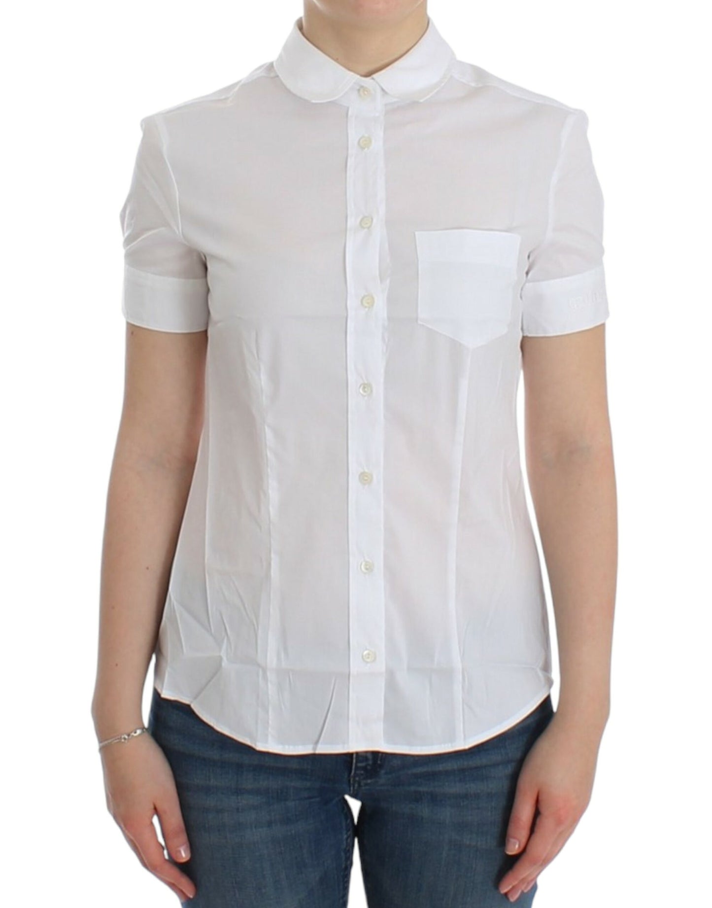 Chemise blanche en coton John Galliano
