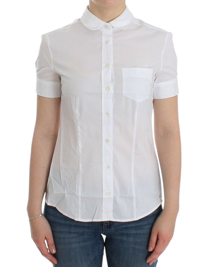 Chemise blanche en coton John Galliano