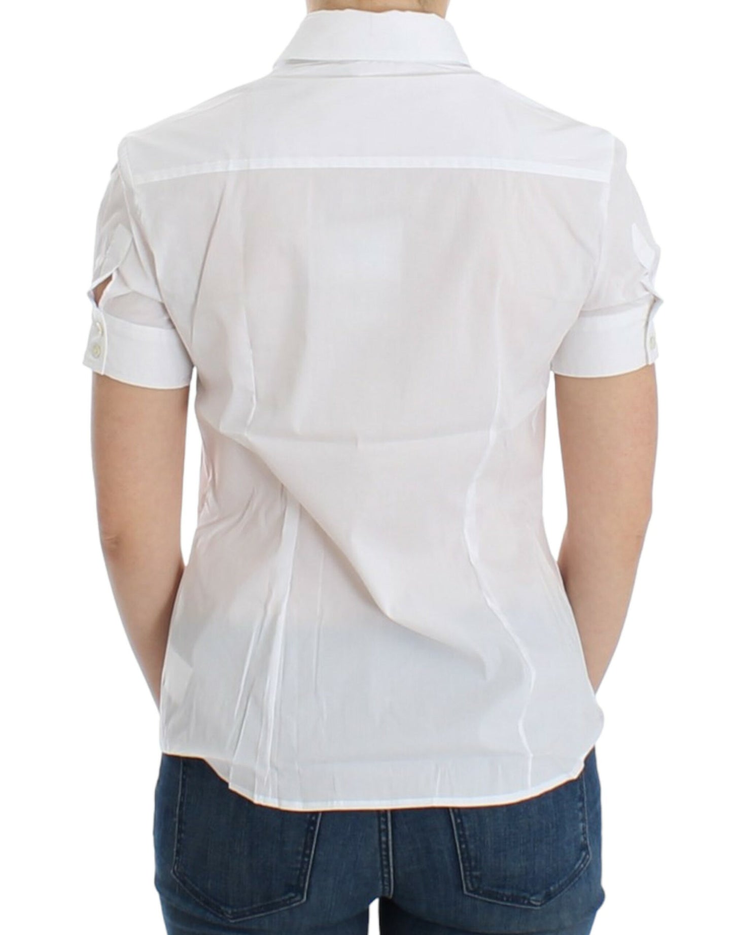 Chemise blanche en coton John Galliano