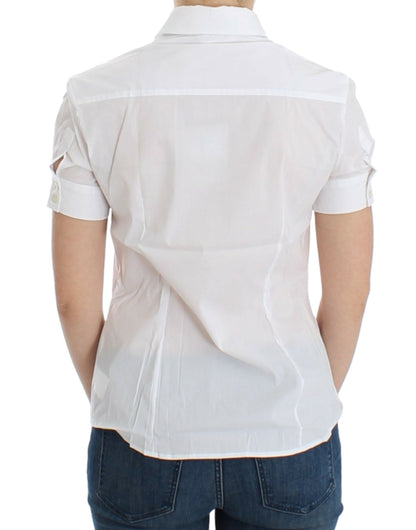 Chemise blanche en coton John Galliano