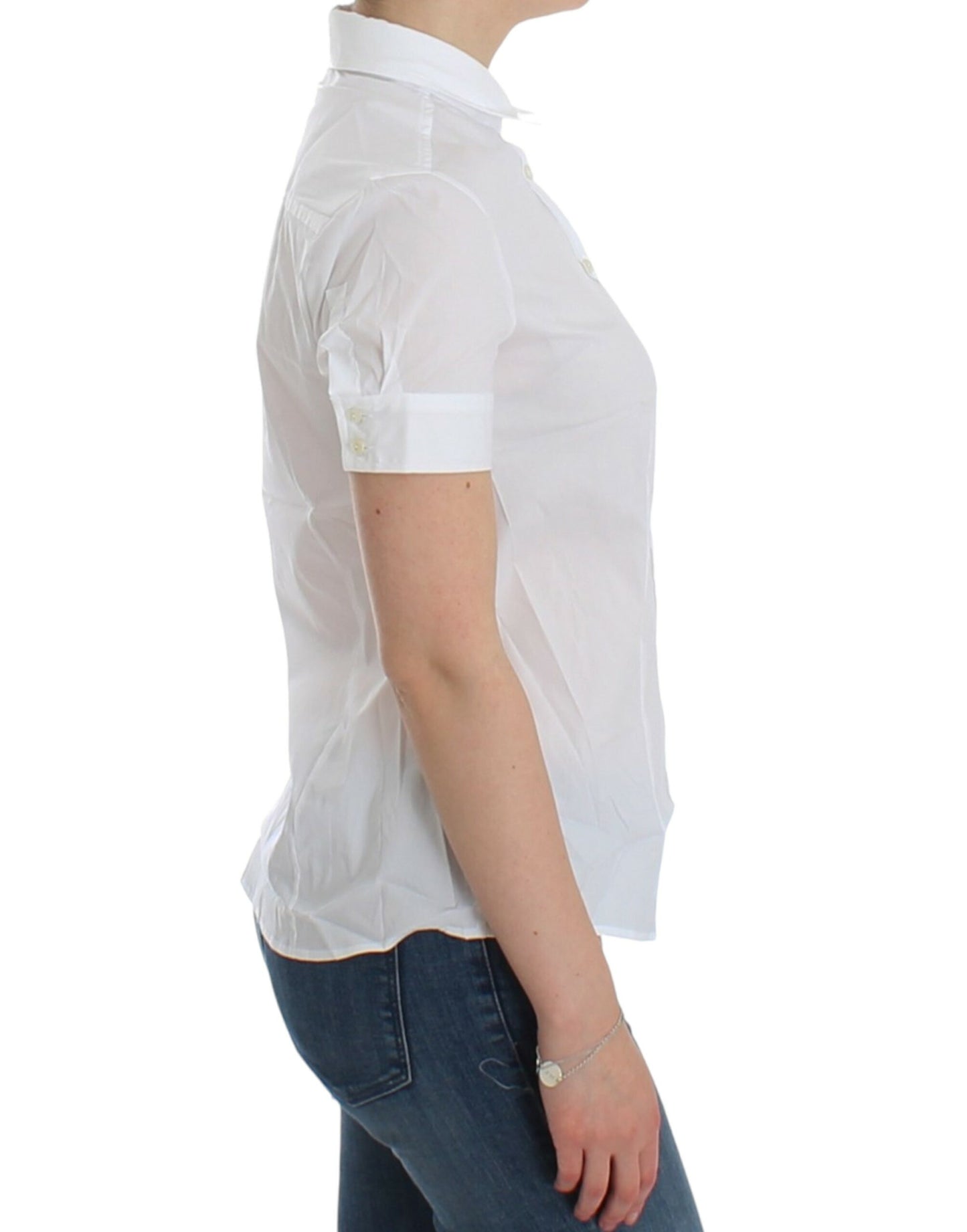 Chemise blanche en coton John Galliano