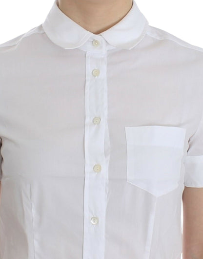 Chemise blanche en coton John Galliano
