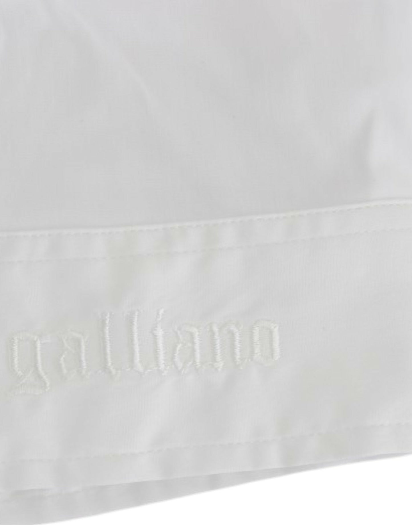 Chemise blanche en coton John Galliano