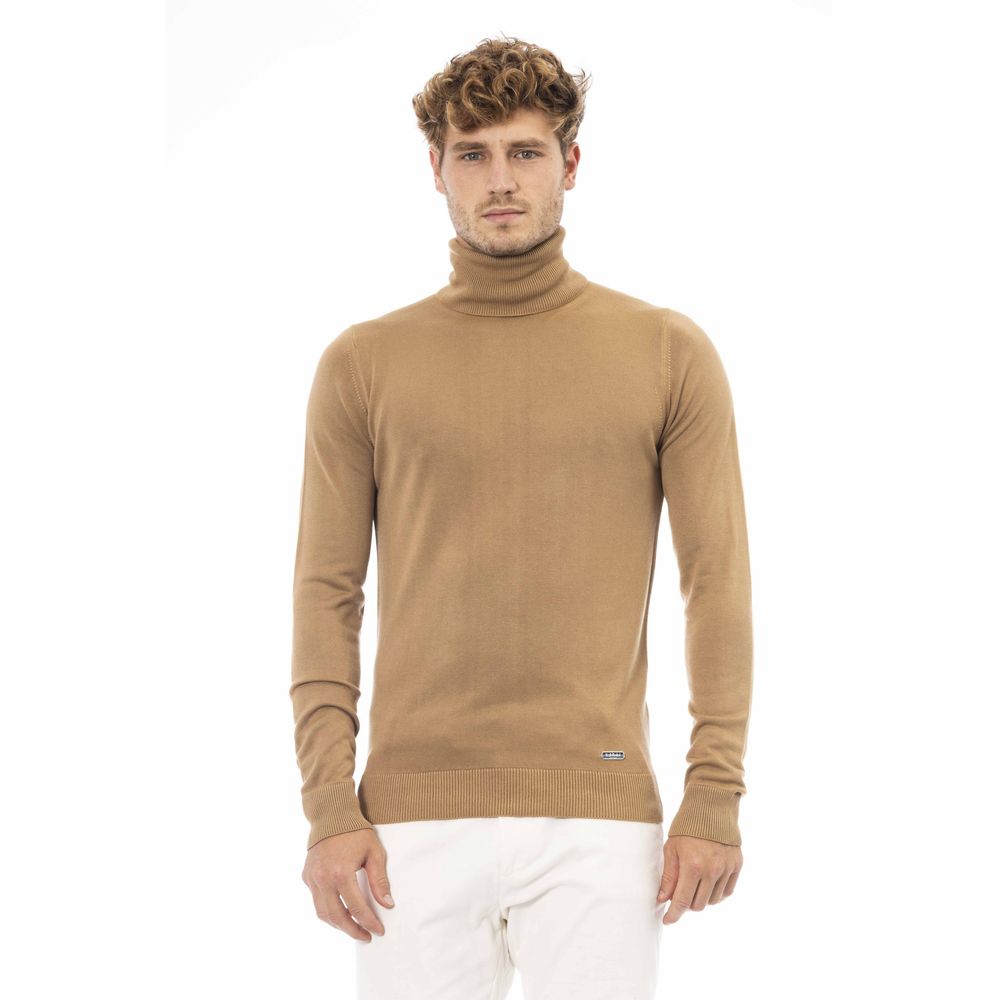 Maglione da uomo in modale beige Trend Baldinini