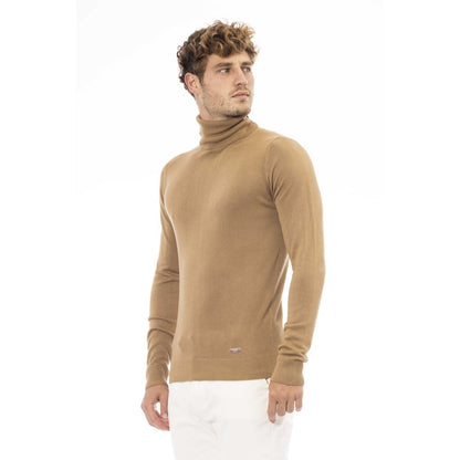 Maglione da uomo in modale beige Trend Baldinini