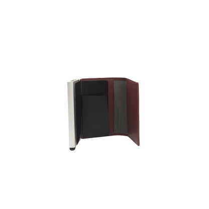 Portefeuille homme Cerruti 1881 en cuir de veau rouge