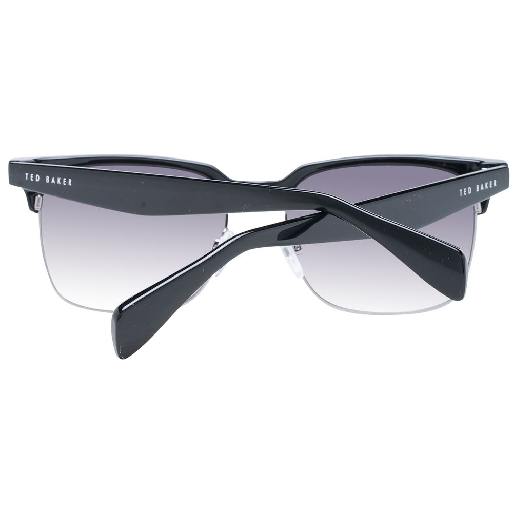 Lunettes de soleil Ted Baker en acétate noir et métal