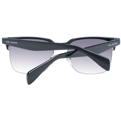Occhiali da sole in acetato e metallo neri Ted Baker
