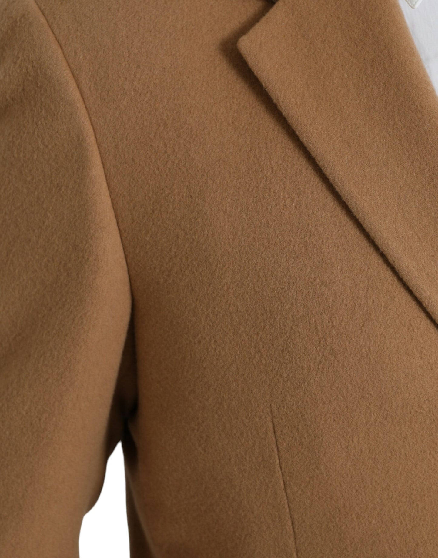 Abito monopetto Prada in cashmere marrone 2 pezzi