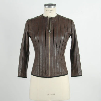 Giacca da Donna Emilio Romanelli in Pelle Marrone