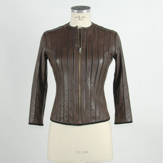 Giacca da Donna Emilio Romanelli in Pelle Marrone