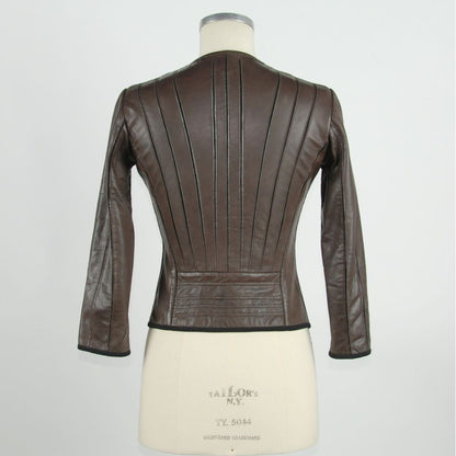Giacca da Donna Emilio Romanelli in Pelle Marrone