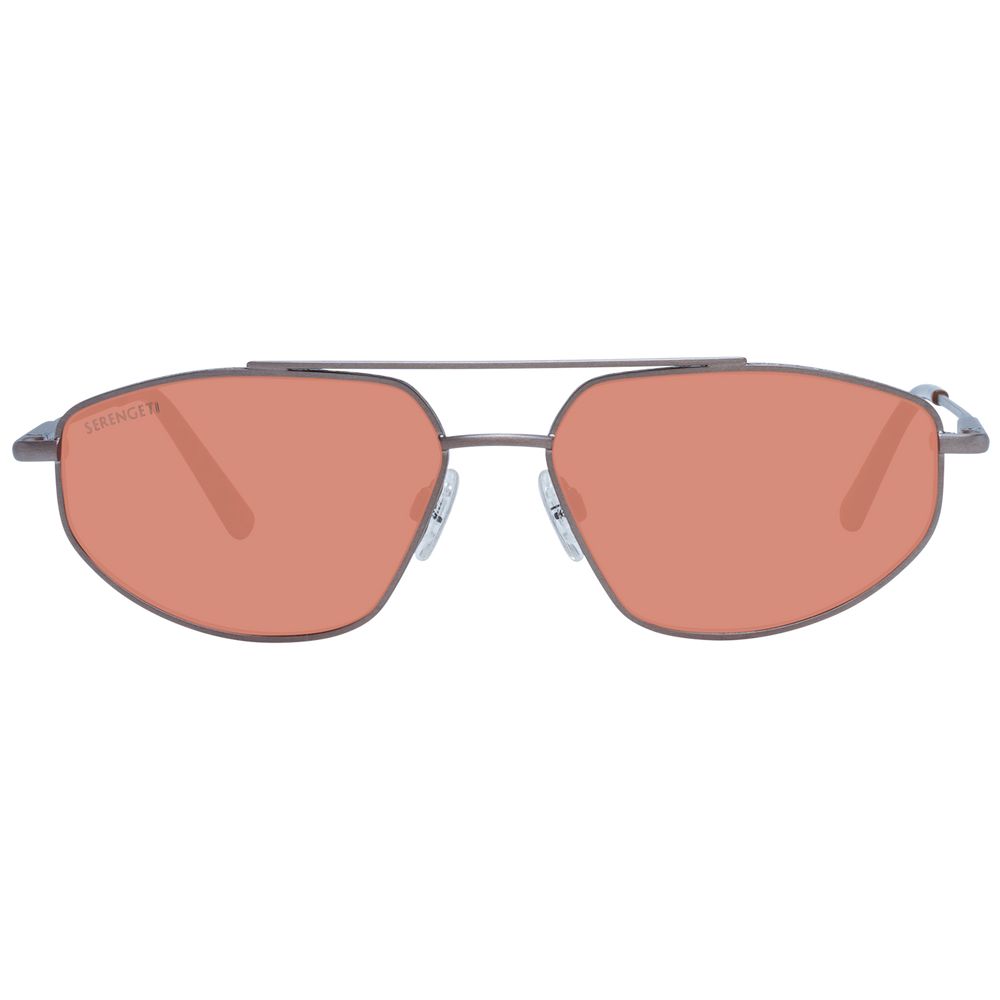 Lunettes de soleil Serengeti en métal bronze