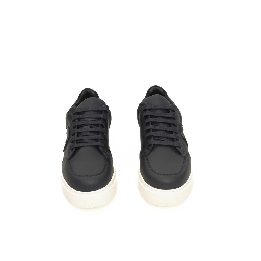 Cerruti 1881 Sneakers da uomo in pelle bovina blu