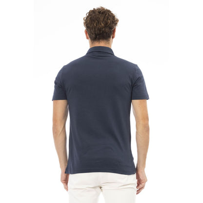 Polo da uomo Baldinini Trend in cotone blu