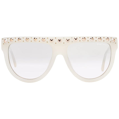 Occhiali da sole in plastica bianca Marciano by Guess