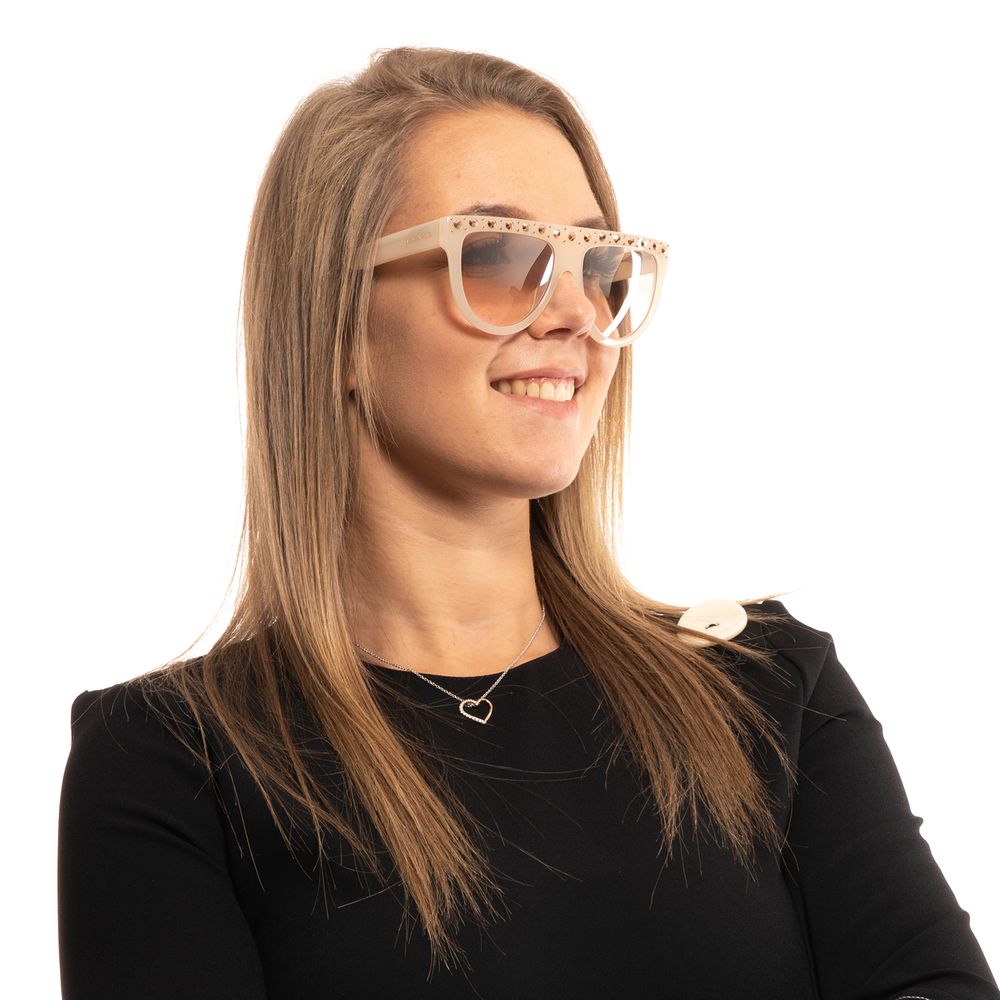 Occhiali da sole in plastica bianca Marciano by Guess
