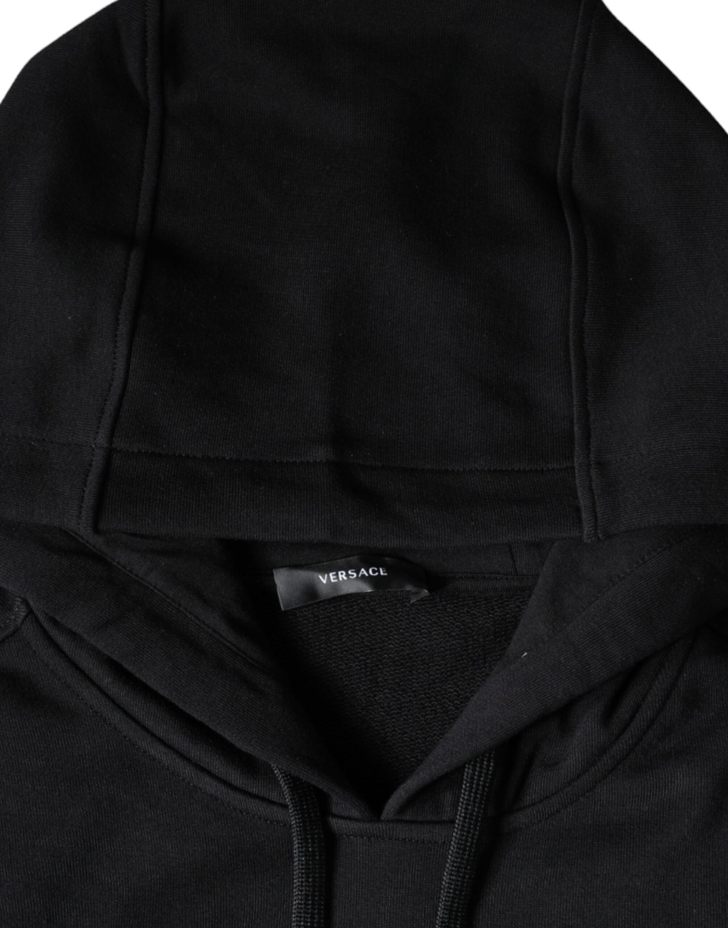 Sweat à capuche Versace en coton noir imprimé Méduse