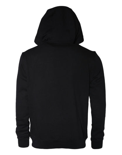Sweat à capuche Versace en coton noir imprimé Méduse
