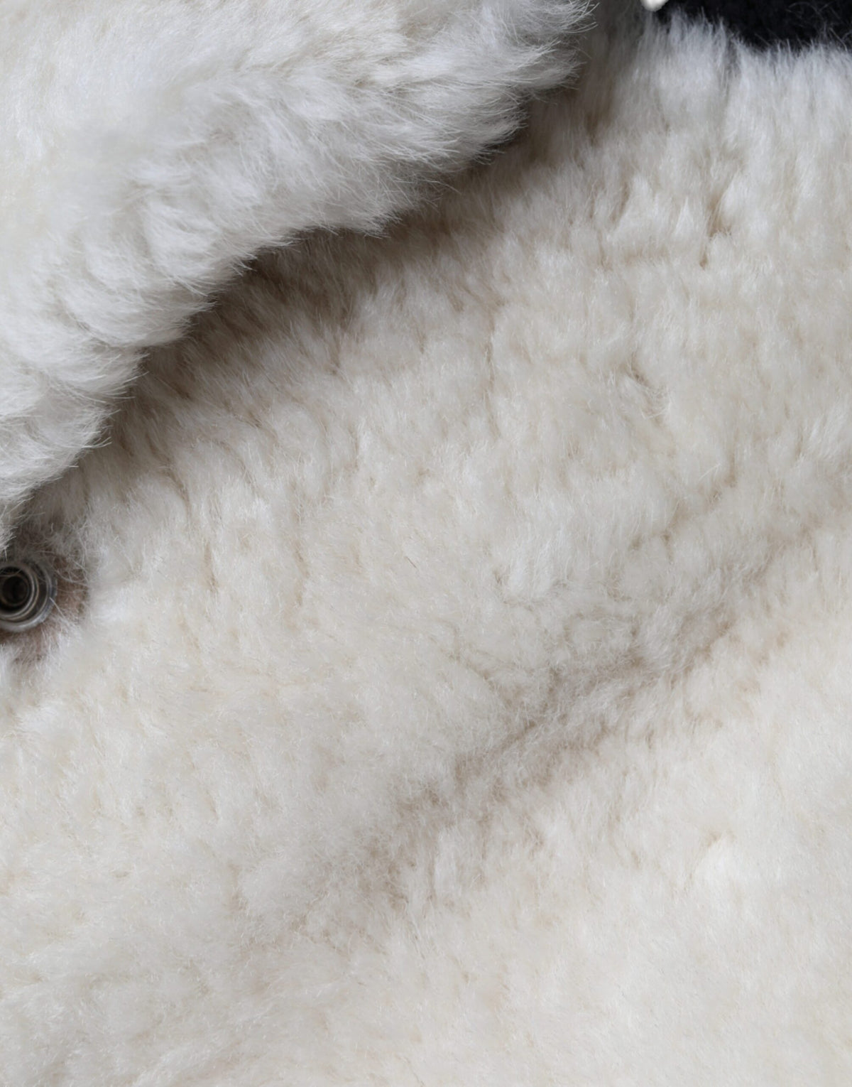 Veste sans manches en cuir lainé blanc Burberry WARRENFORD