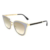 Occhiali da sole Jimmy Choo in metallo dorato